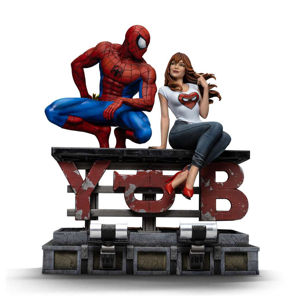 Spider-man och MJ 1/6 Skala Diorama iron studios