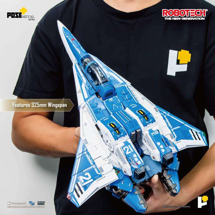 Robotech The New Generation Pose+ Metal Series VAF-6C Combat Alpha Fighter 1/28 Scale Action Figur toynami