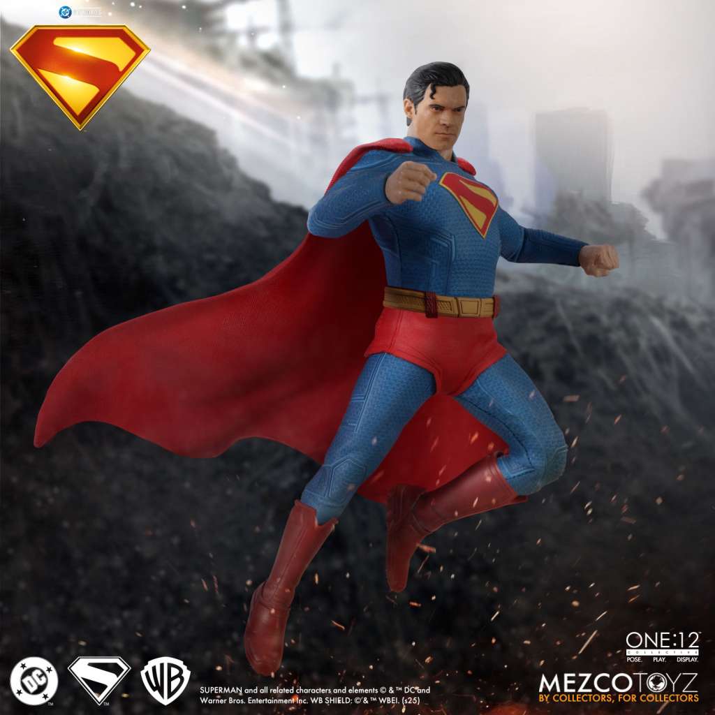 One 12 Collective Superman AF - Samlarfigur i hög kvalitet mezco toys
