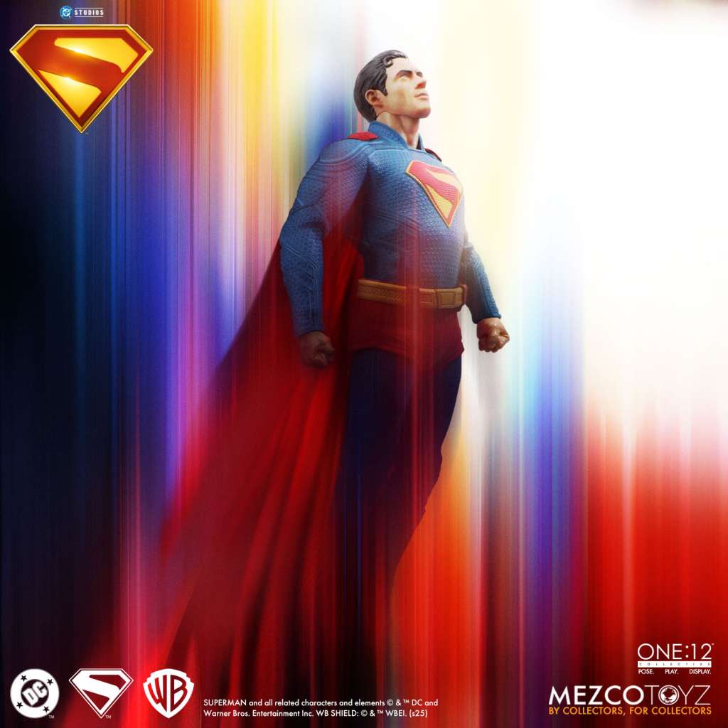 One 12 Collective Superman AF - Samlarfigur i hög kvalitet mezco toys