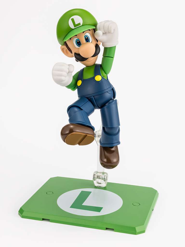 Super Mario Luigi SHF - Samlarfigur av Hög Kvalitet bandai