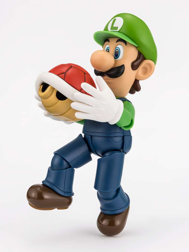 Super Mario Luigi SHF - Samlarfigur av Hög Kvalitet bandai