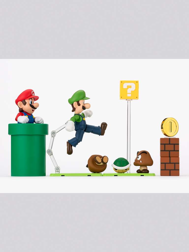 Super Mario Playset SHF - Roligt och Interaktivt Lekset bandai