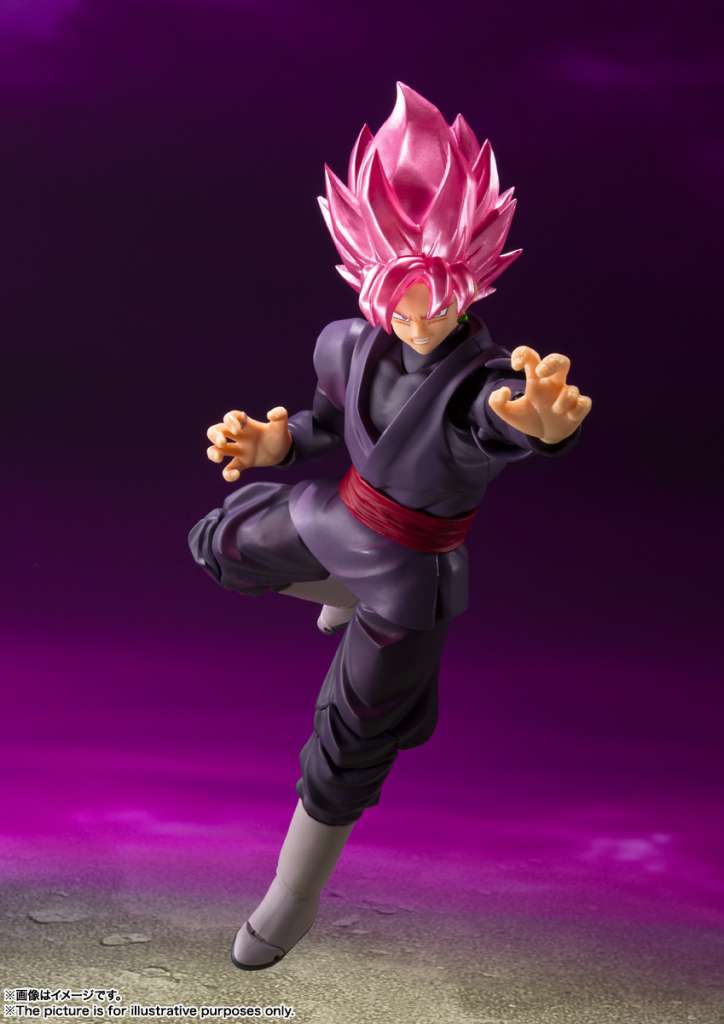 Dragon Ball Goku Black Super Saiyan Rose SHF Reissue bandai