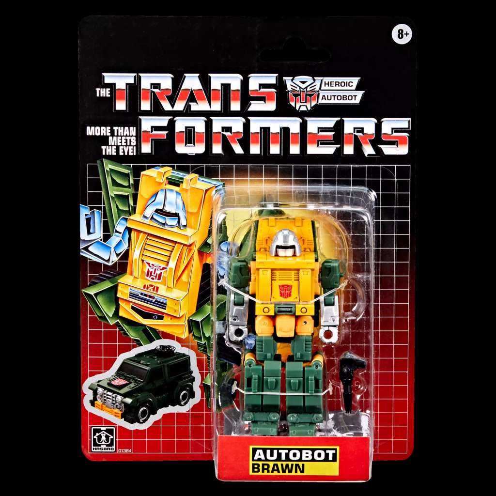 Transformers Retro G1 Brawn Action Figur hasbro