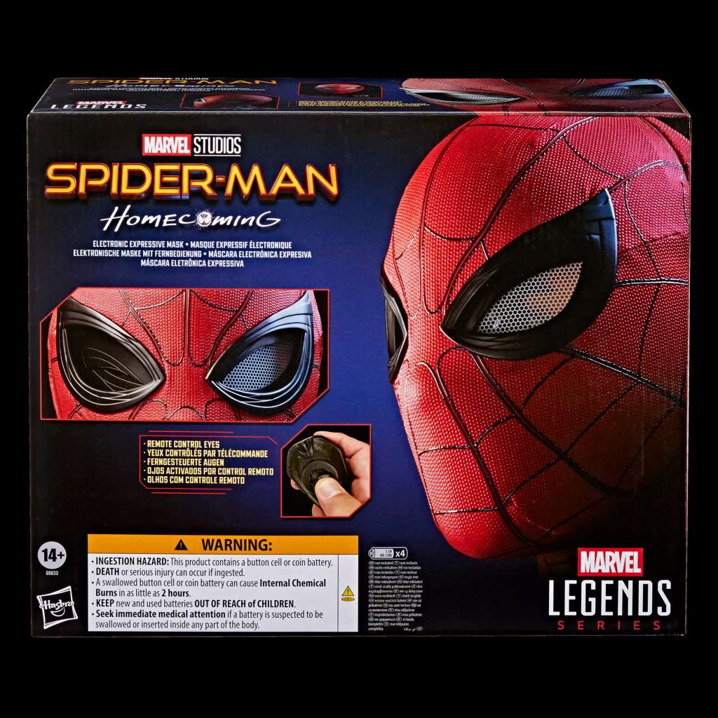 Marvel Legends Elektronisk Uttrycksfull Spider-Man Mask hasbro