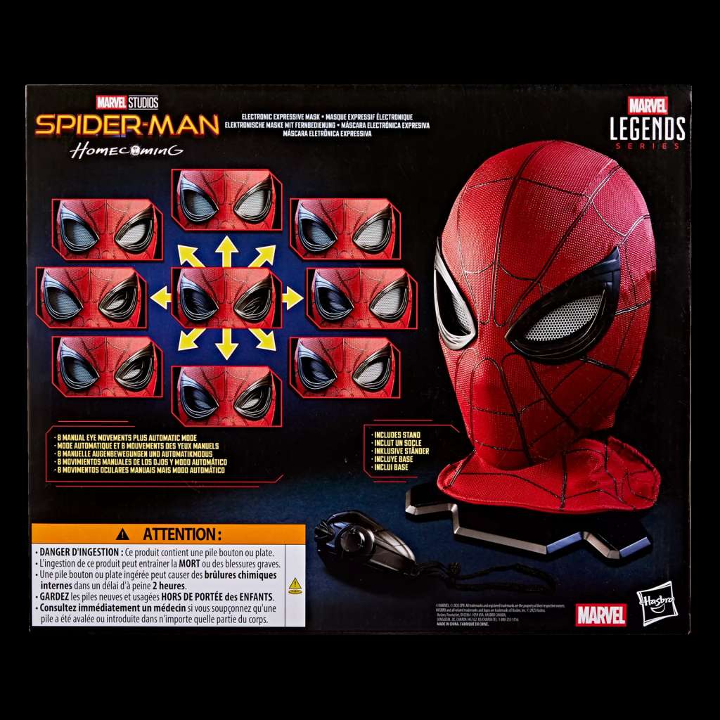 Marvel Legends Elektronisk Uttrycksfull Spider-Man Mask hasbro