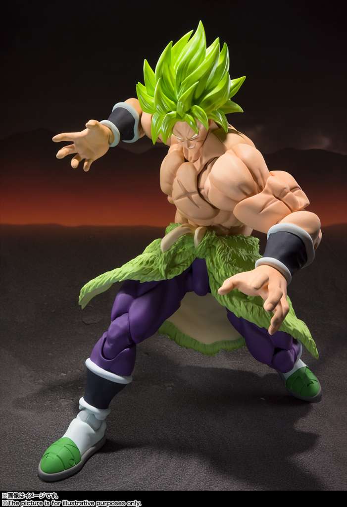 Dragon Ball Broly Super Saiyan Full Power SHF Reissue - Det Ultimata Samlarfiguren bandai