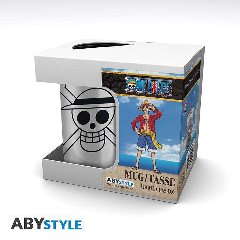 One Piece Luffy & Skull Mug Carabiner - Robotto