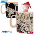One Piece Wanted Mug Heat Change – Magisk Keramikmugg - Robotto