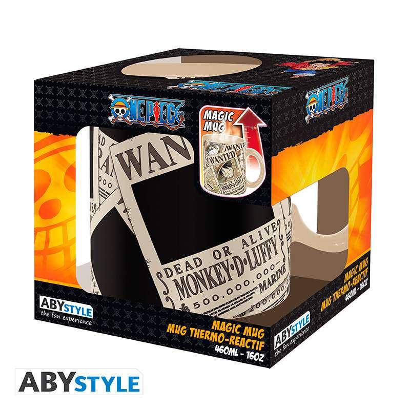 One Piece Wanted Mug Heat Change – Magisk Keramikmugg - Robotto