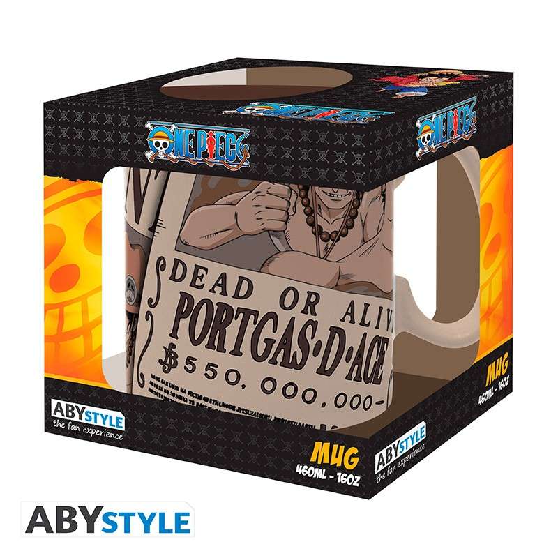 One Piece Wanted Ace Mug – Perfekt för äkta fans abystyle studio