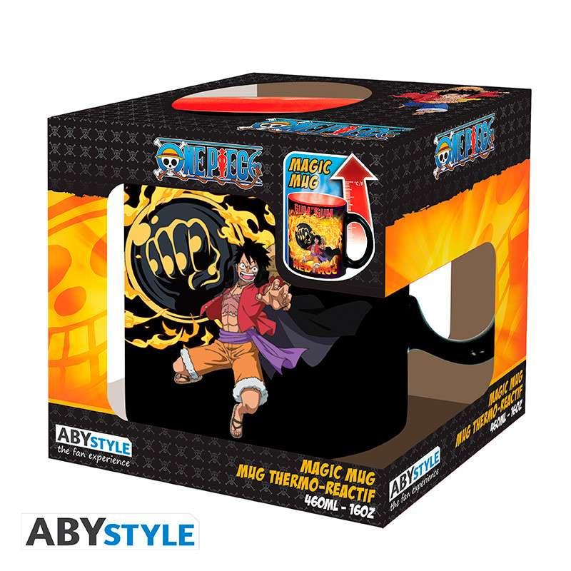 One Piece Luffy vs Kaidou Heat Change Mug - Robotto