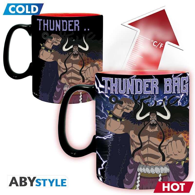 One Piece Luffy vs Kaidou Heat Change Mug - Robotto