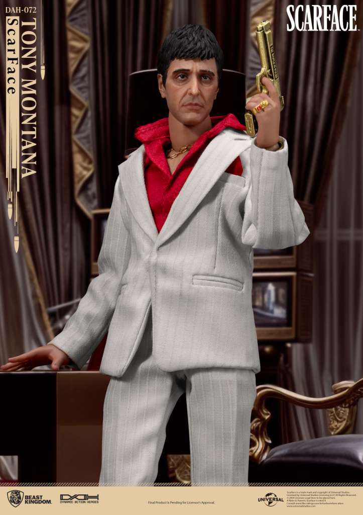 Scarface Tony Montana Action Figur beast kingdom