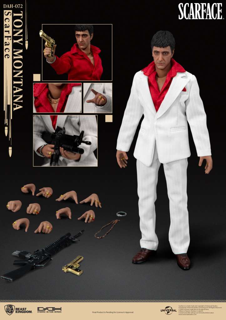 Scarface Tony Montana Action Figur beast kingdom