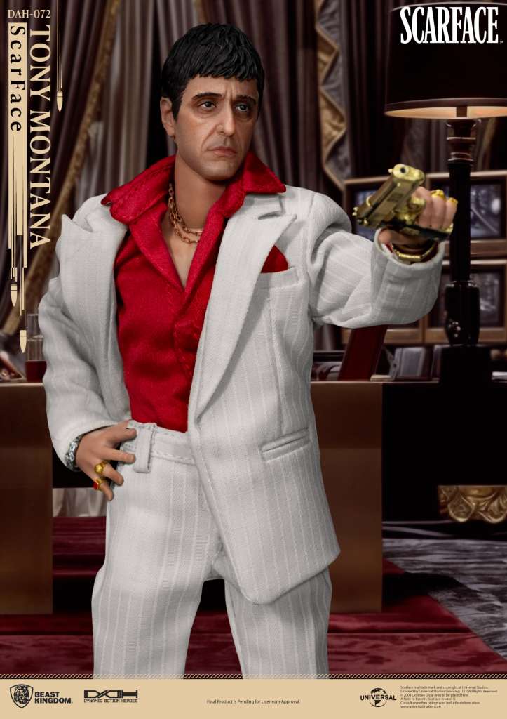 Scarface Tony Montana Action Figur beast kingdom