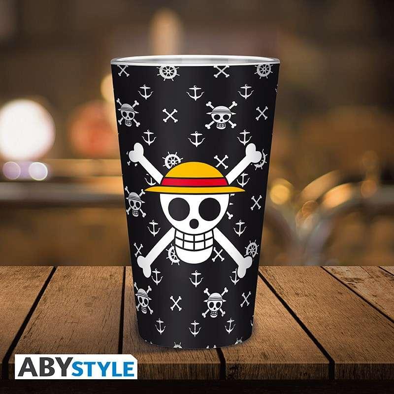 One Piece Luffy Stor Glas – Perfekt För Fans - Robotto