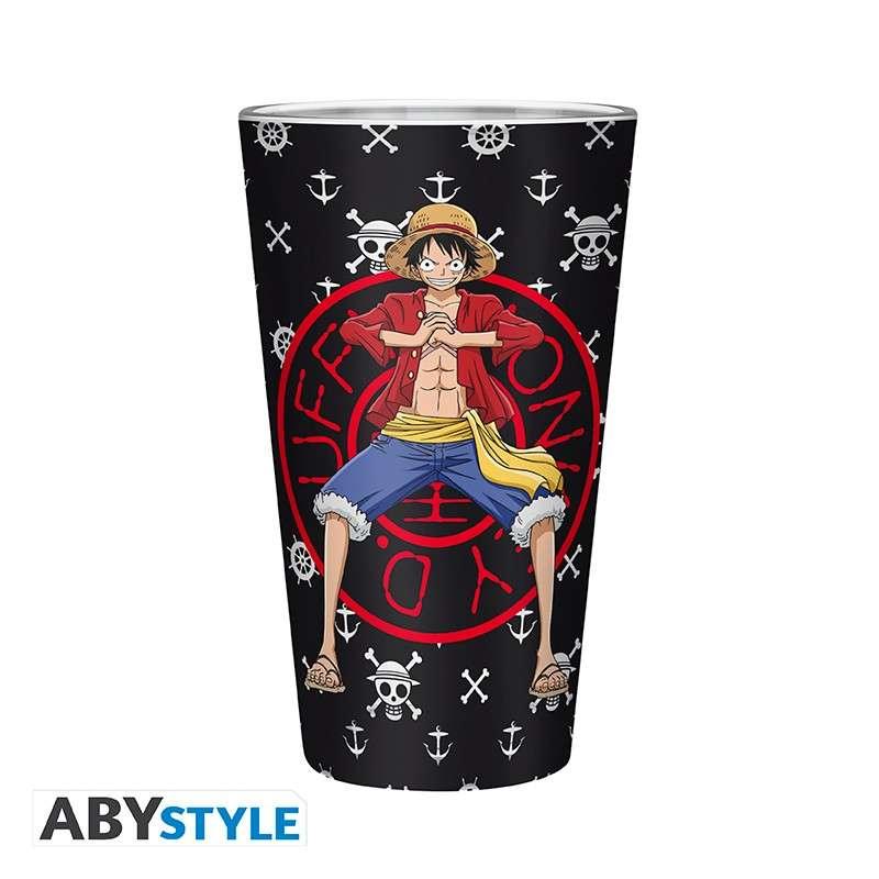 One Piece Luffy Stor Glas – Perfekt För Fans - Robotto