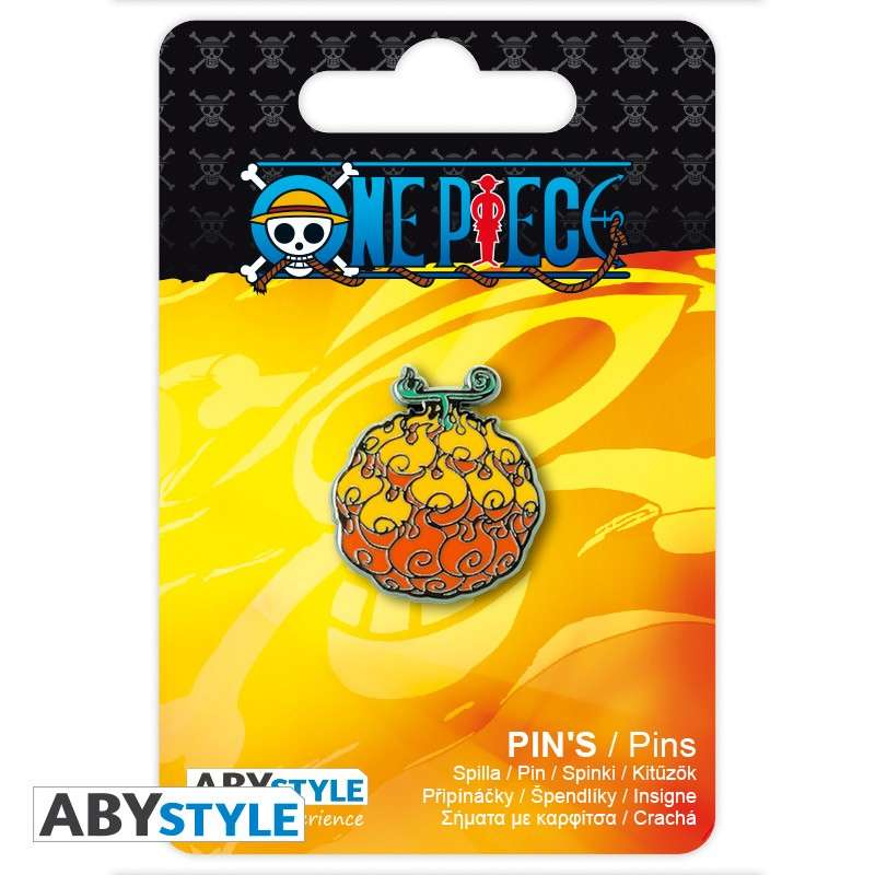 One Piece Flame-Flame Fruit Pin – En unik samlarpin abystyle studio