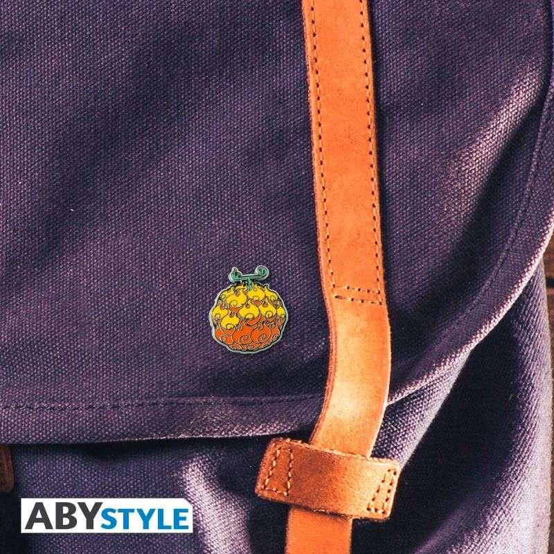 One Piece Flame-Flame Fruit Pin – En unik samlarpin - Robotto
