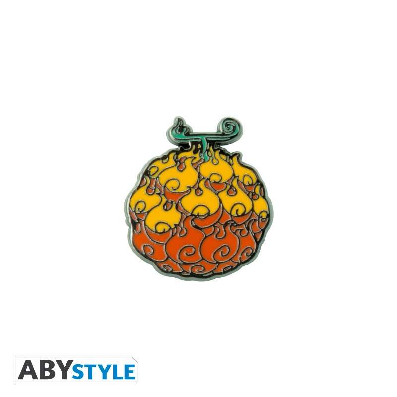 One Piece Flame-Flame Fruit Pin – En unik samlarpin abystyle studio