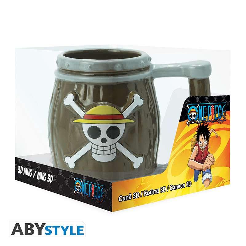 One Piece Barrel 3D Mug - Perfekt för Piratfester - Robotto