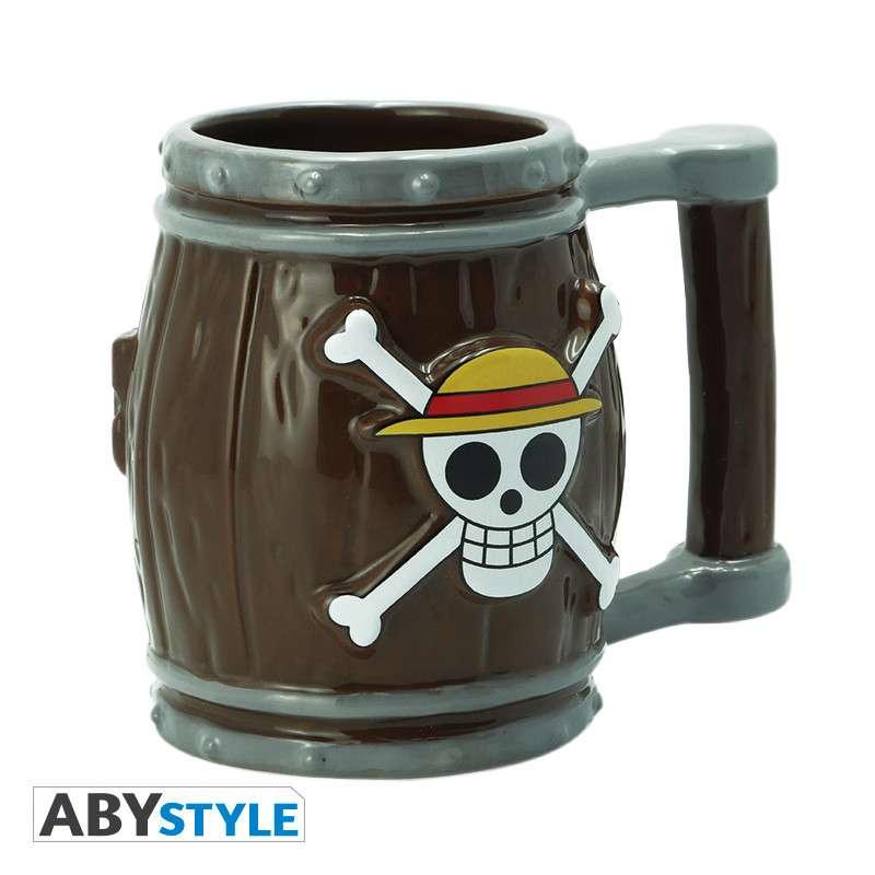 One Piece Barrel 3D Mug - Perfekt för Piratfester - Robotto