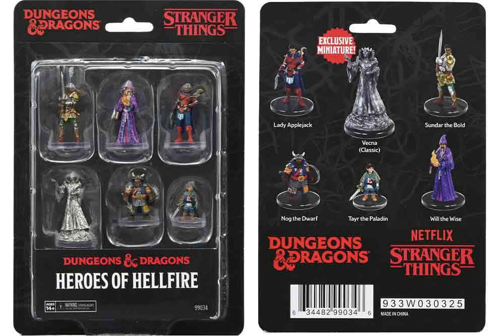 Stranger Things - Heroes of Hellfire - Förmål Målade Miniatyrer wizkids