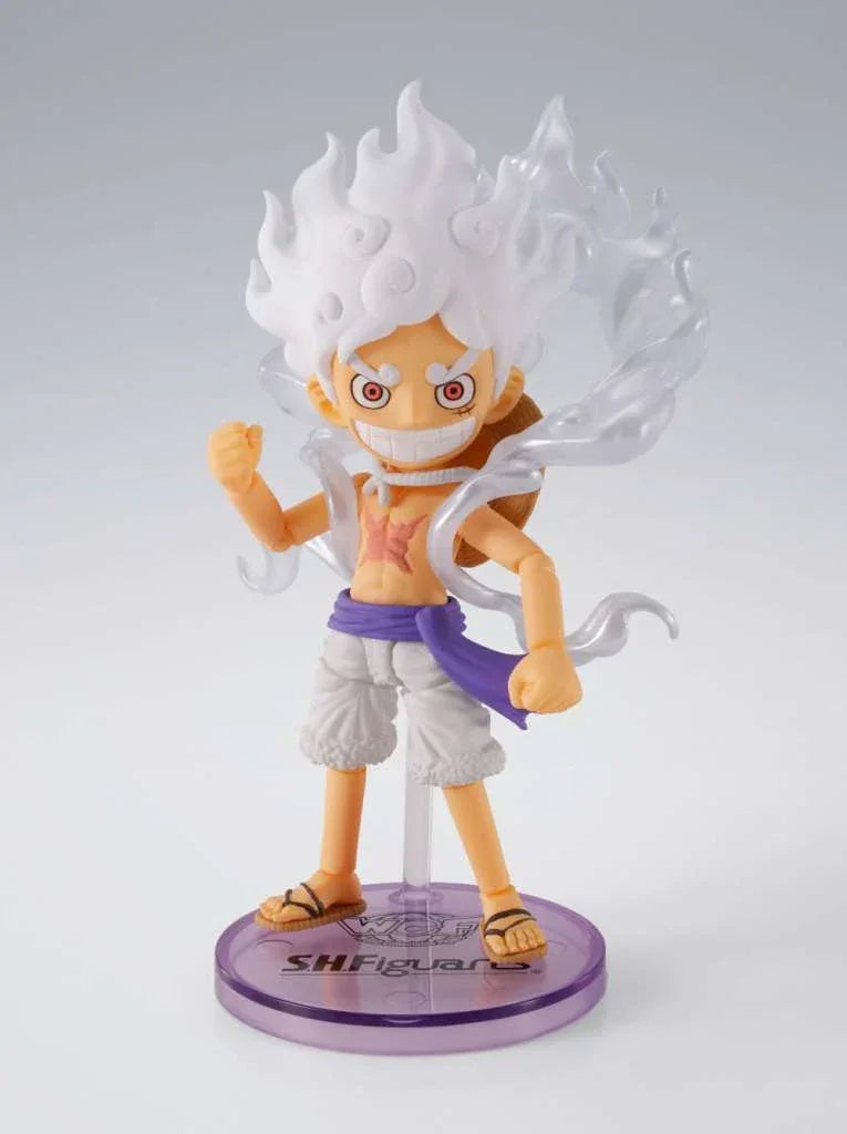 World Collectable Figure x SH Figuarts Monkey D. Luffy Gear 5 - Robotto