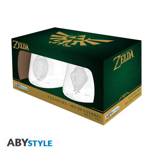 The Legend of Zelda Zelda & Link Glas Set 2x abystyle studio