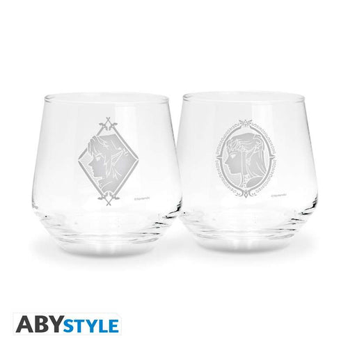 The Legend of Zelda Zelda & Link Glas Set 2x abystyle studio