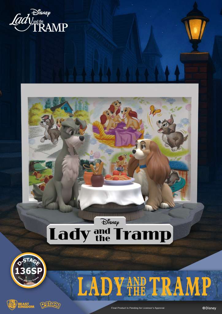 Lady and the Tramp D-Stage Figurer - Samlarobjekt beast kingdom