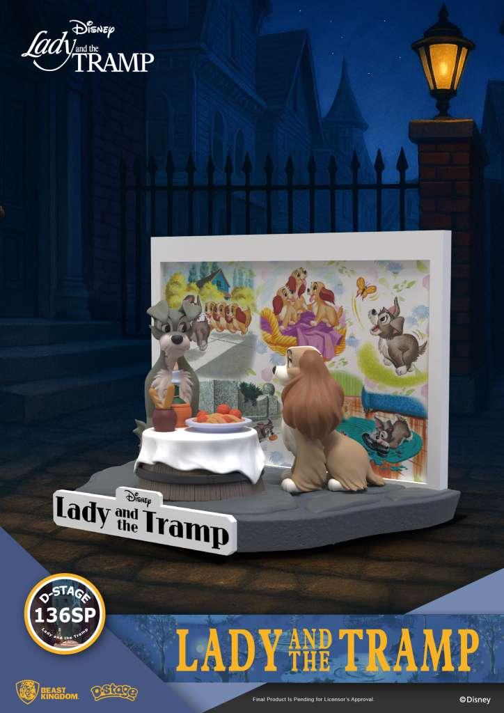 Lady and the Tramp D-Stage Figurer - Samlarobjekt - Robotto