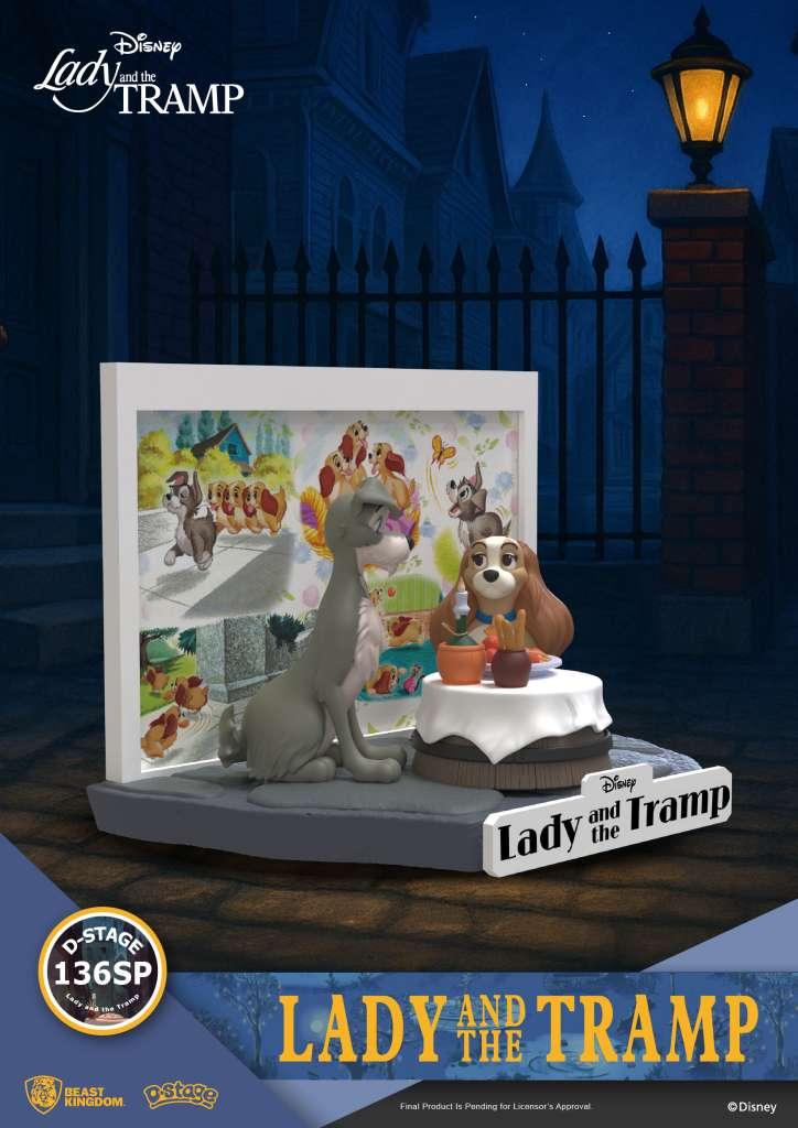 Lady and the Tramp D-Stage Figurer - Samlarobjekt - Robotto