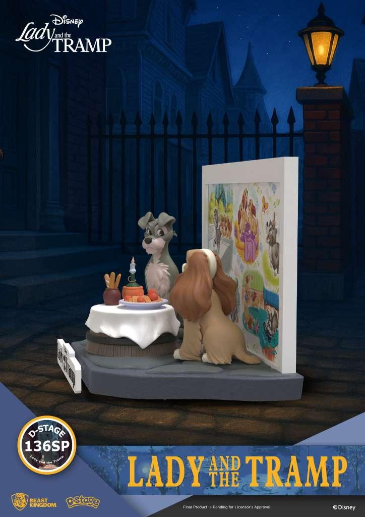 Lady and the Tramp D-Stage Figurer - Samlarobjekt - Robotto
