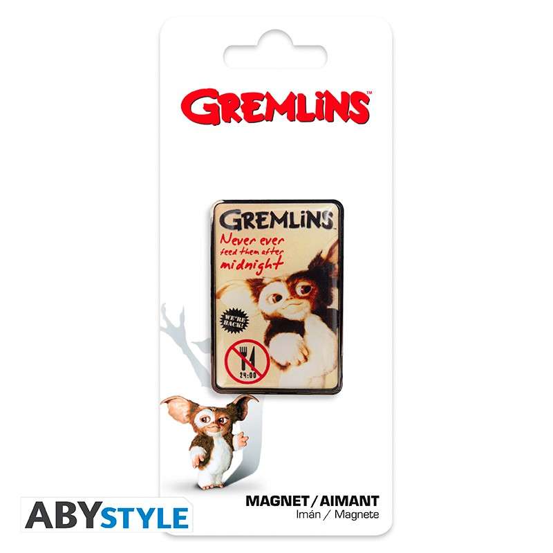 Gremlins inte mata efter midnatt premium magnet