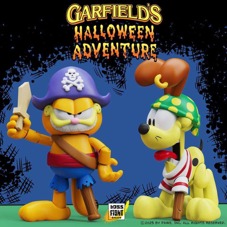 Garfield Halloween Adventure: Pirate Garfield + Pirate Odie 2-pack boss fight studio