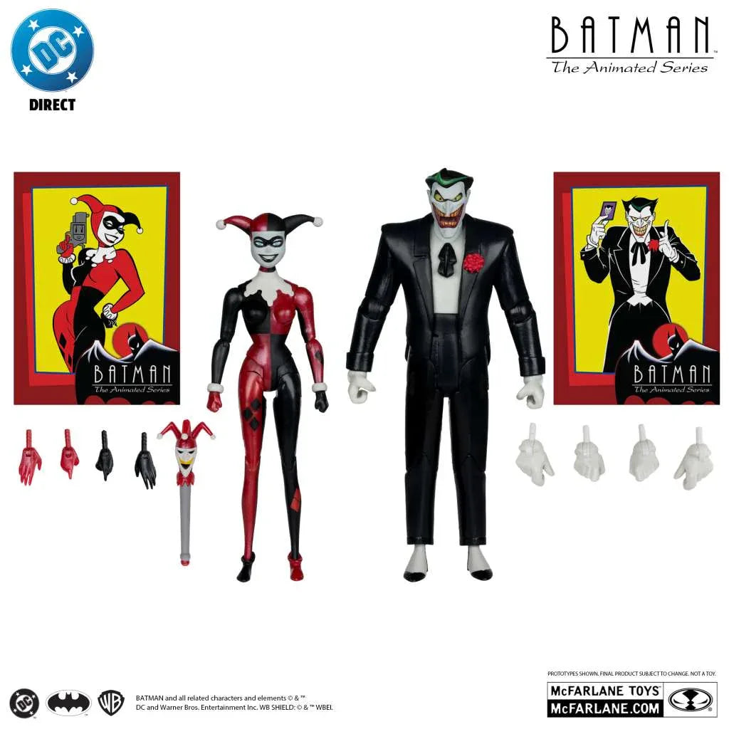 DC Direct Batman Animated Comic Harley & Joker Mad Love AF 2-PK - Robotto