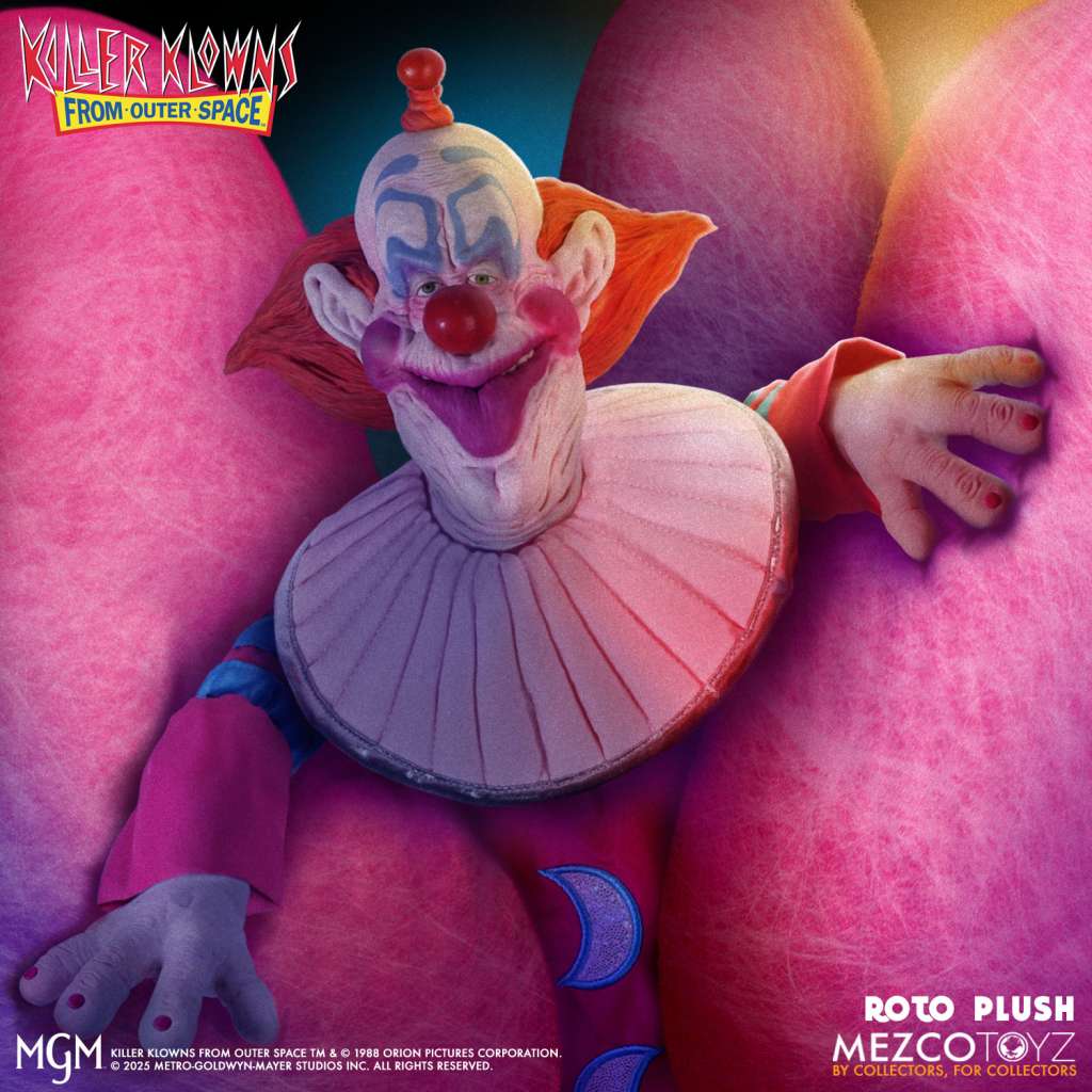 Killer Klowns Slim MDS Roto Plush – Unik och Skrämmande Kramdjur mezco toys