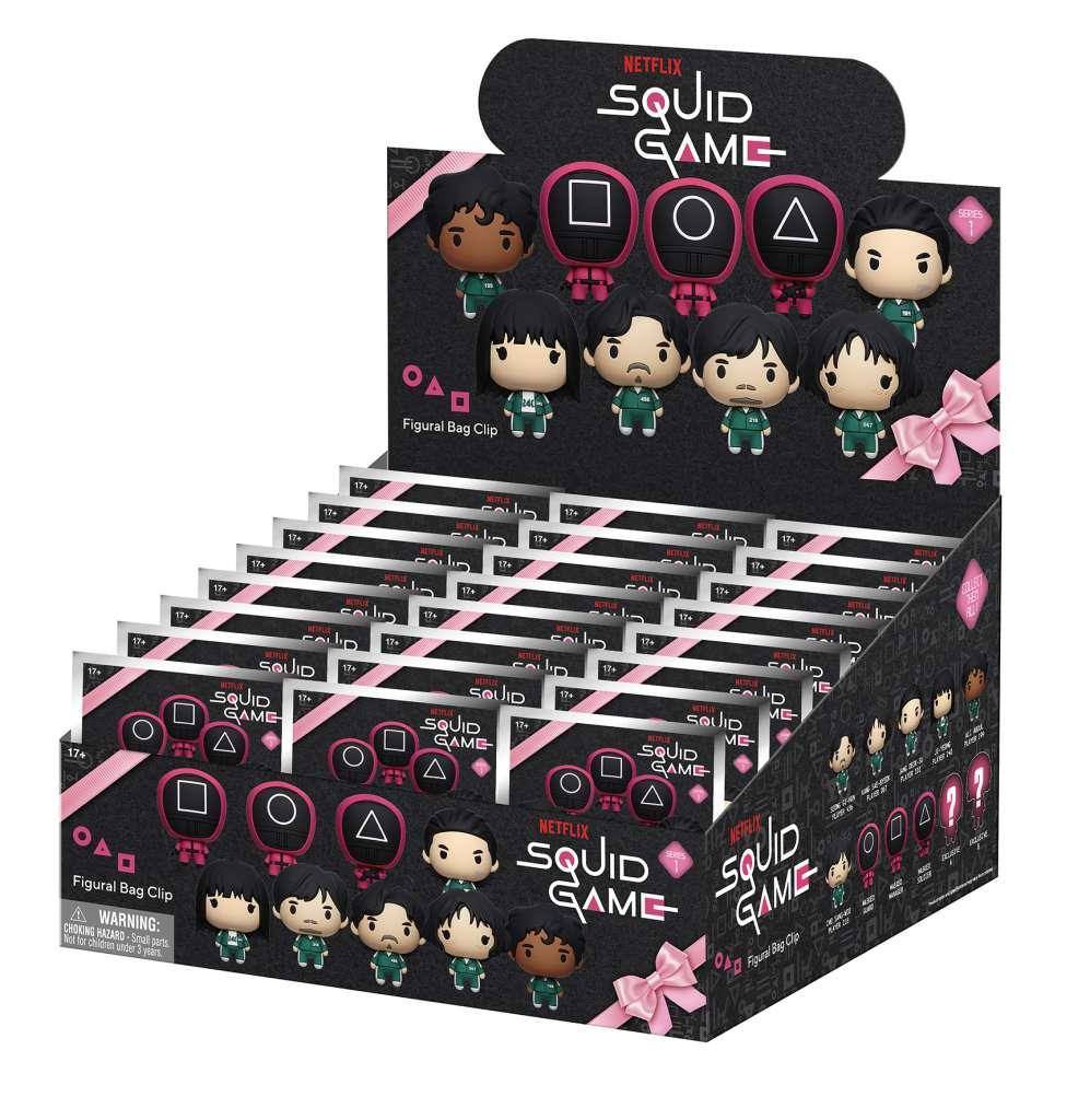 Squid Game S1 Bag Clip Blind Box Display (24) - Robotto