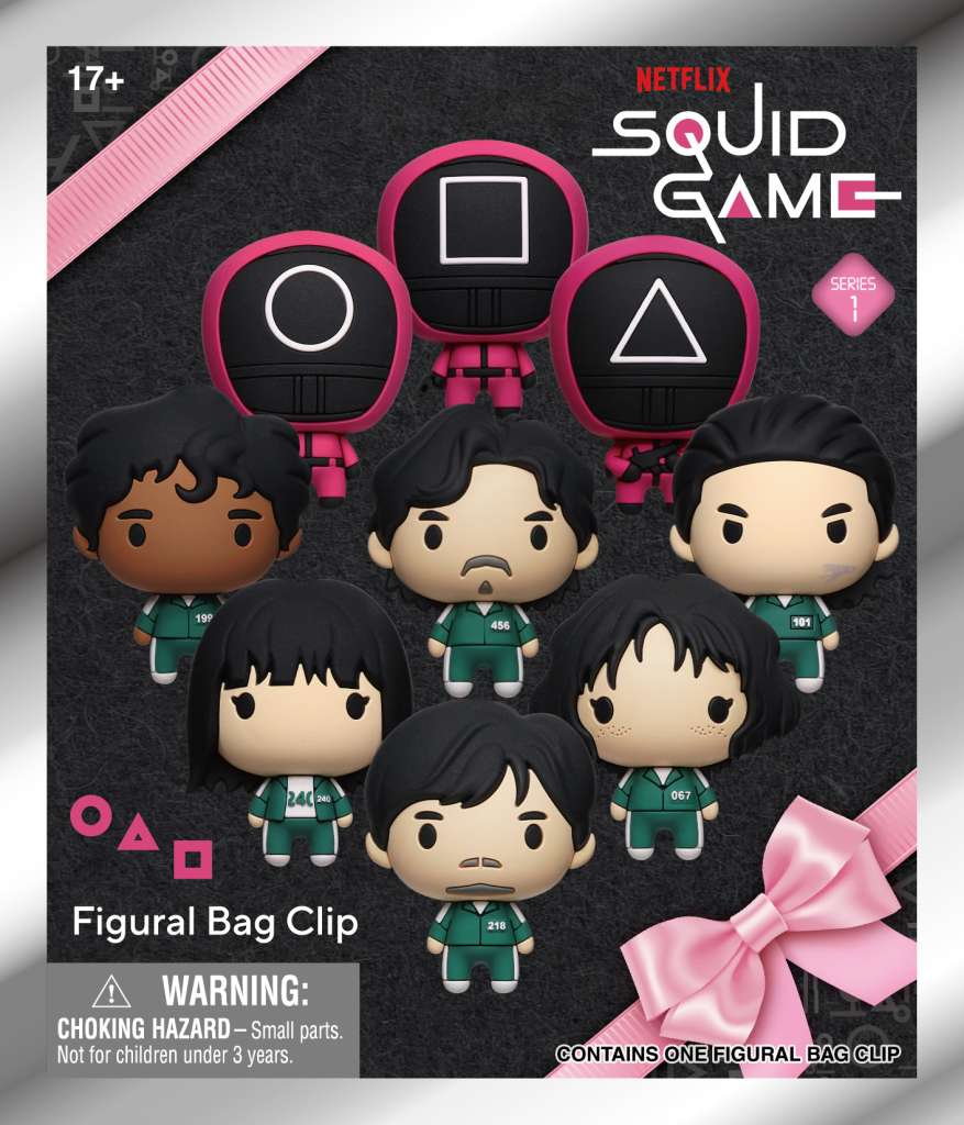 Squid Game S1 Bag Clip Blind Box Display (24) monogram