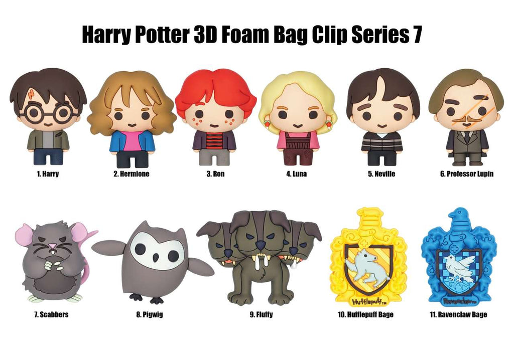 Harry Potter S.7 Bag Clip Blind Box Display (24) monogram