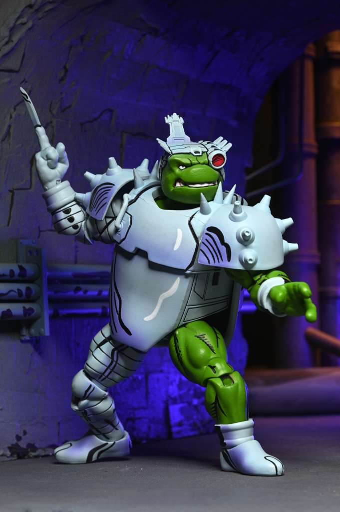 TMNT Mirage Comics Cyborg Donatello Actionfigur neca