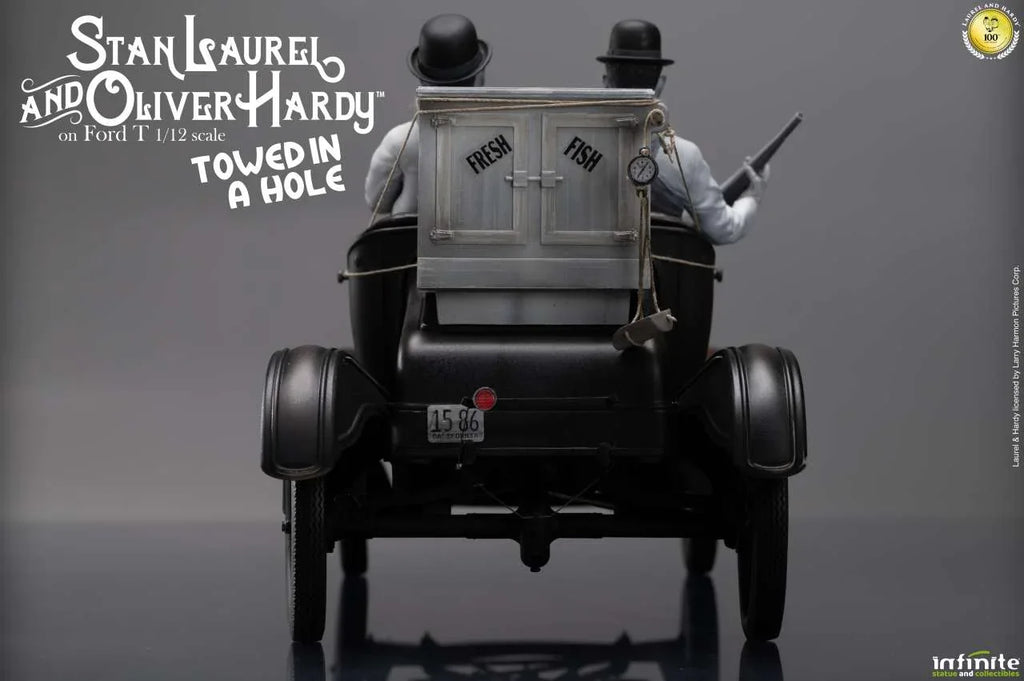 Laurel & Hardy Towed In A Hole Ford T 1/12 Skala - Robotto