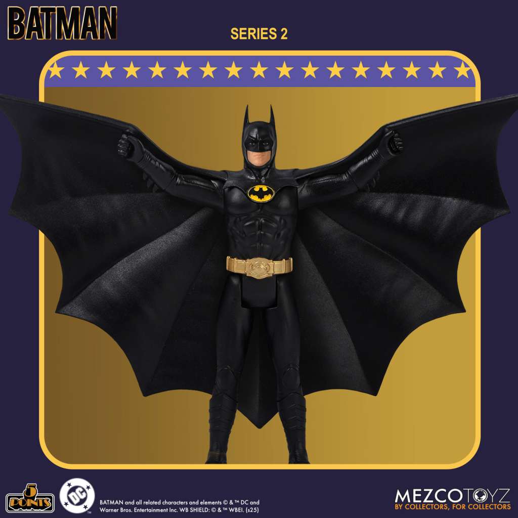 5 Points Batman 1989 Series 2 AF Set (3) mezco toys