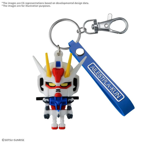 Aile stpla-kun 3D gummimaskt nyckelring - Robotto