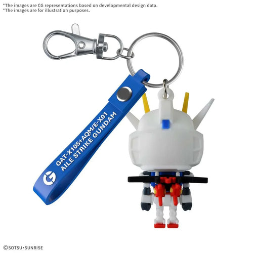 Aile stpla-kun 3D gummimaskt nyckelring - Robotto