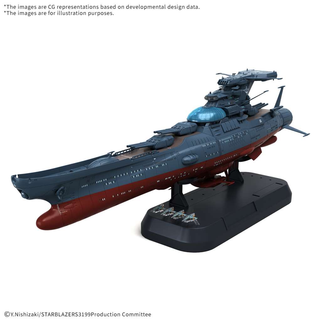 Yamato 3199 Experimentell Skepp av Transcendental Dimension BBY-03 Ginga 1/1000 bandai model kit gunpla