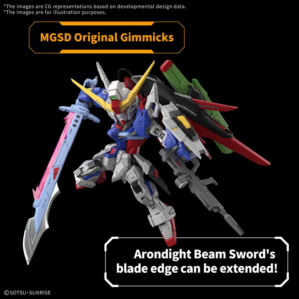 Mgsd Gundam Destiny - Premium Samlarfigur bandai model kit gunpla